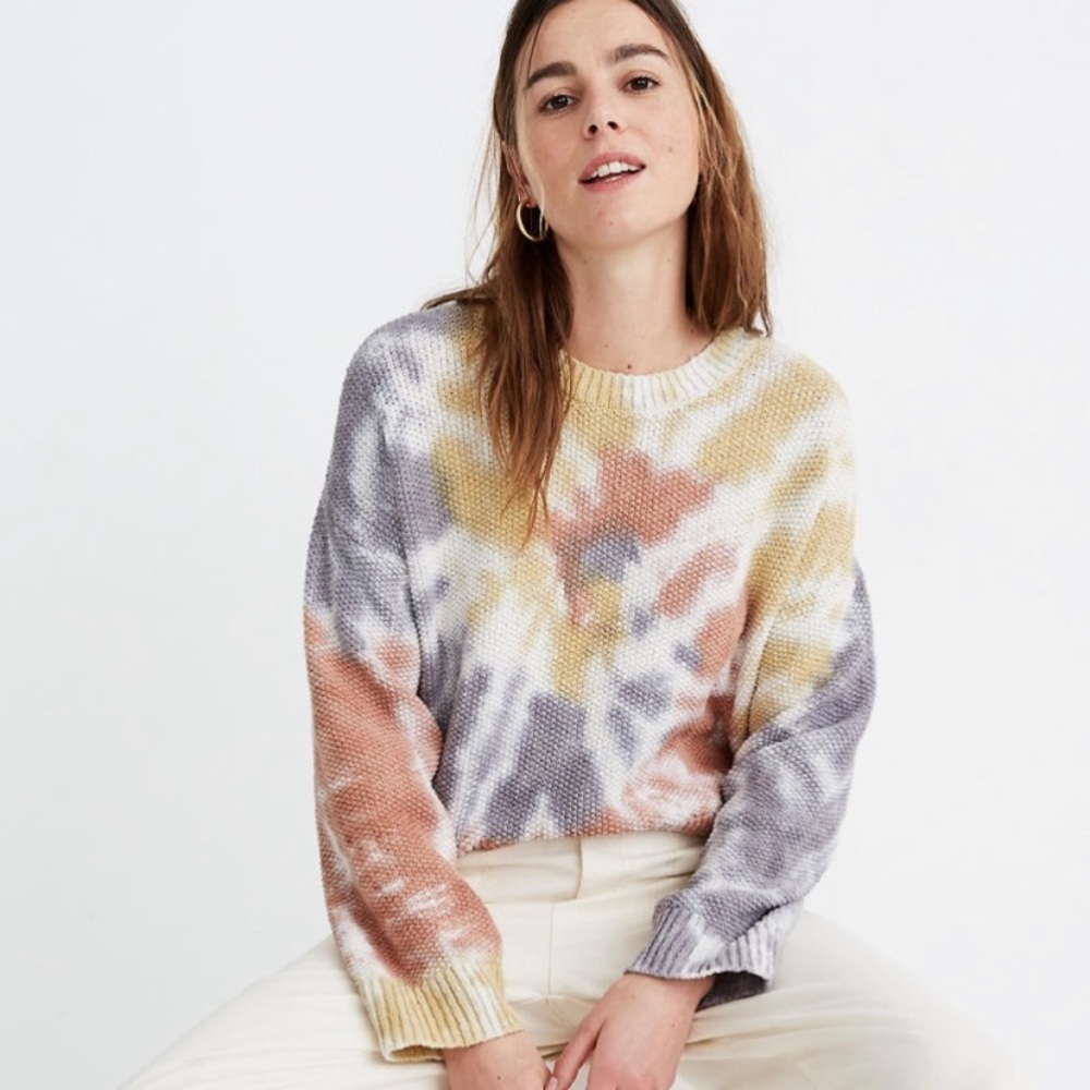 Madewell tie dye sweater